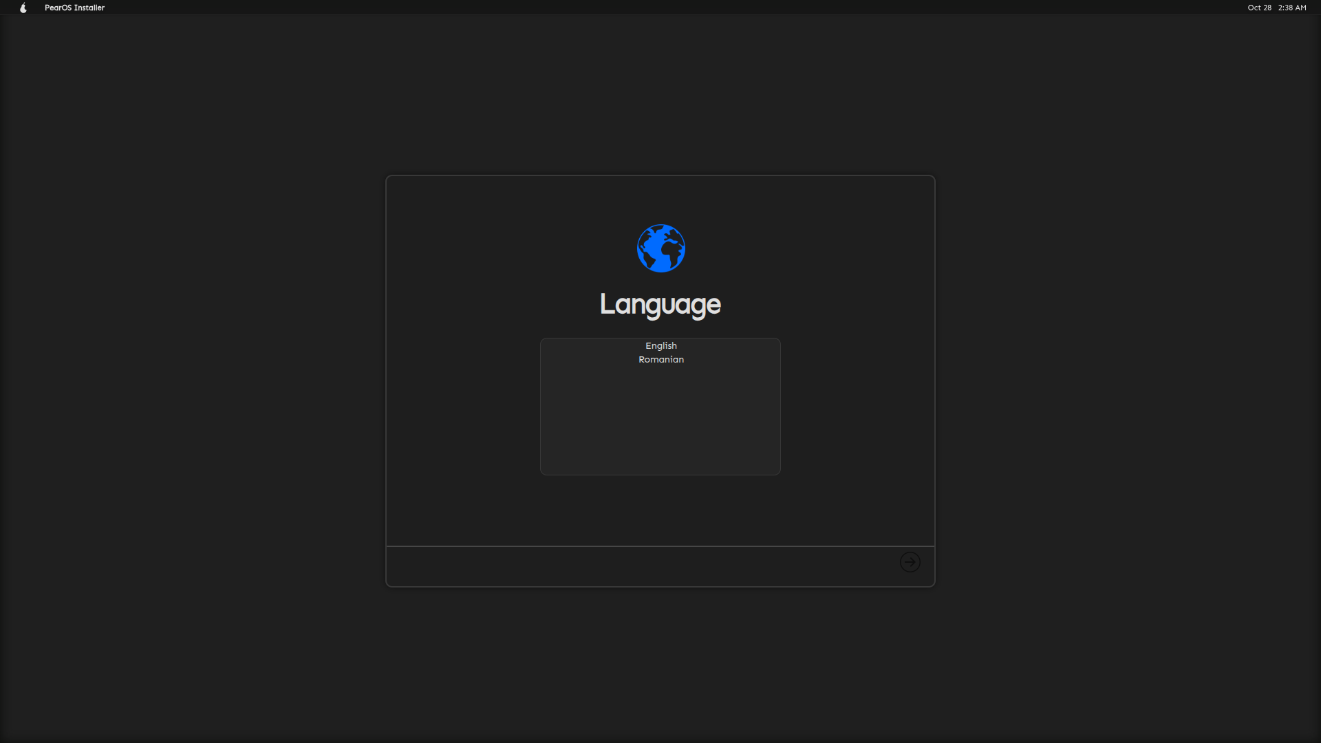 Installer screenshot 1